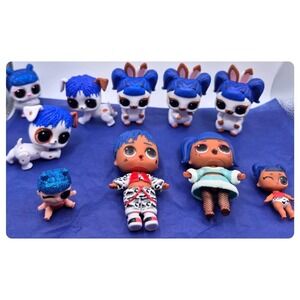 2019 Downtown Family L.O.L. Surprise! City Slicker Boi Lil Sister Rocker 10pc